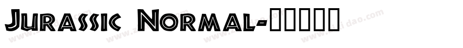 Jurassic Normal字体转换